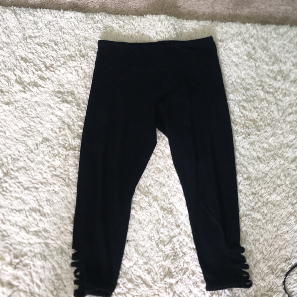 Black Leggings w cute cut outs!